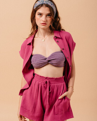FUCHSIA SHORTS (MINI) GRACE&MILA,L