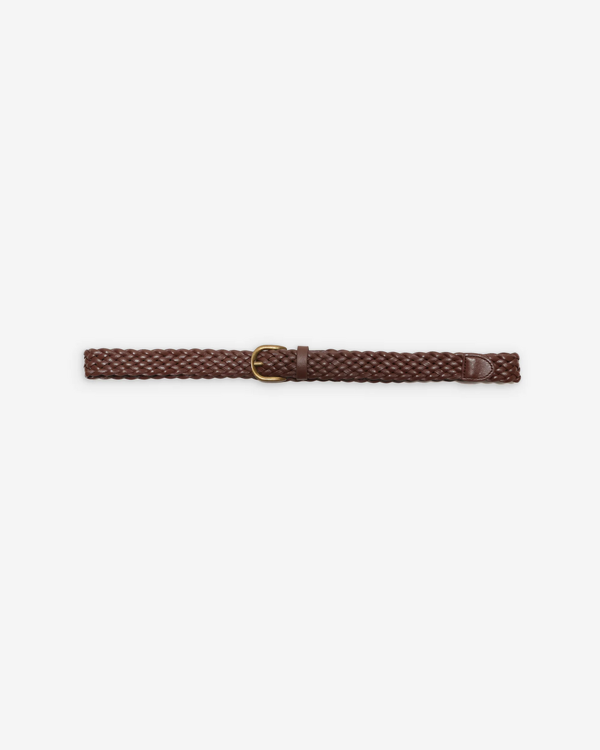 LEATHER BELT CHOCOLAT VIONA
