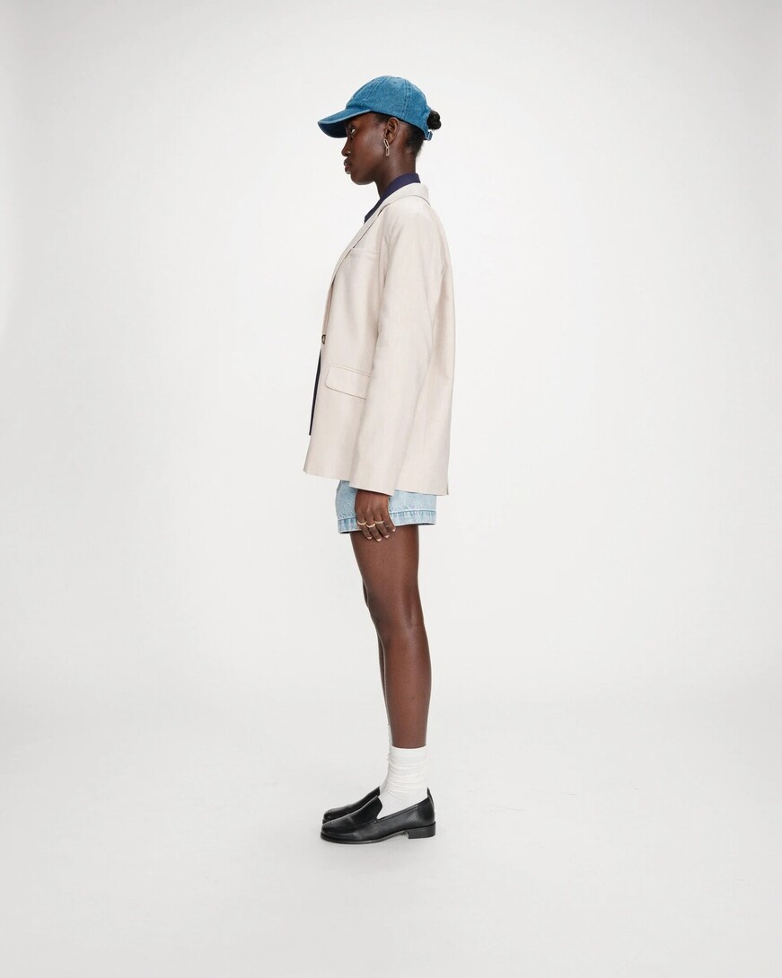 LINEN AND COTTON SUIT SABLE VELIZE