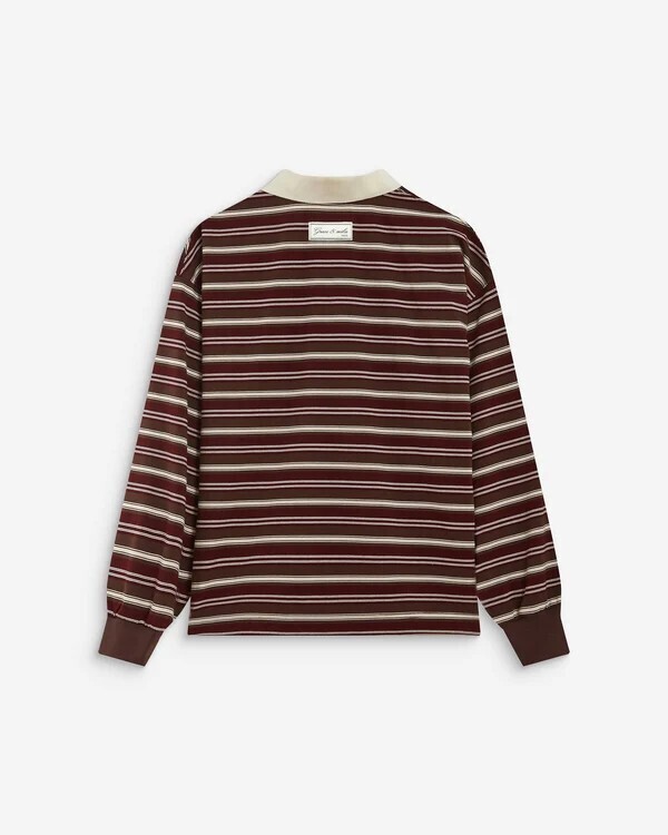 OVERSIZED STRIPED POLO CHOCOLAT ARON