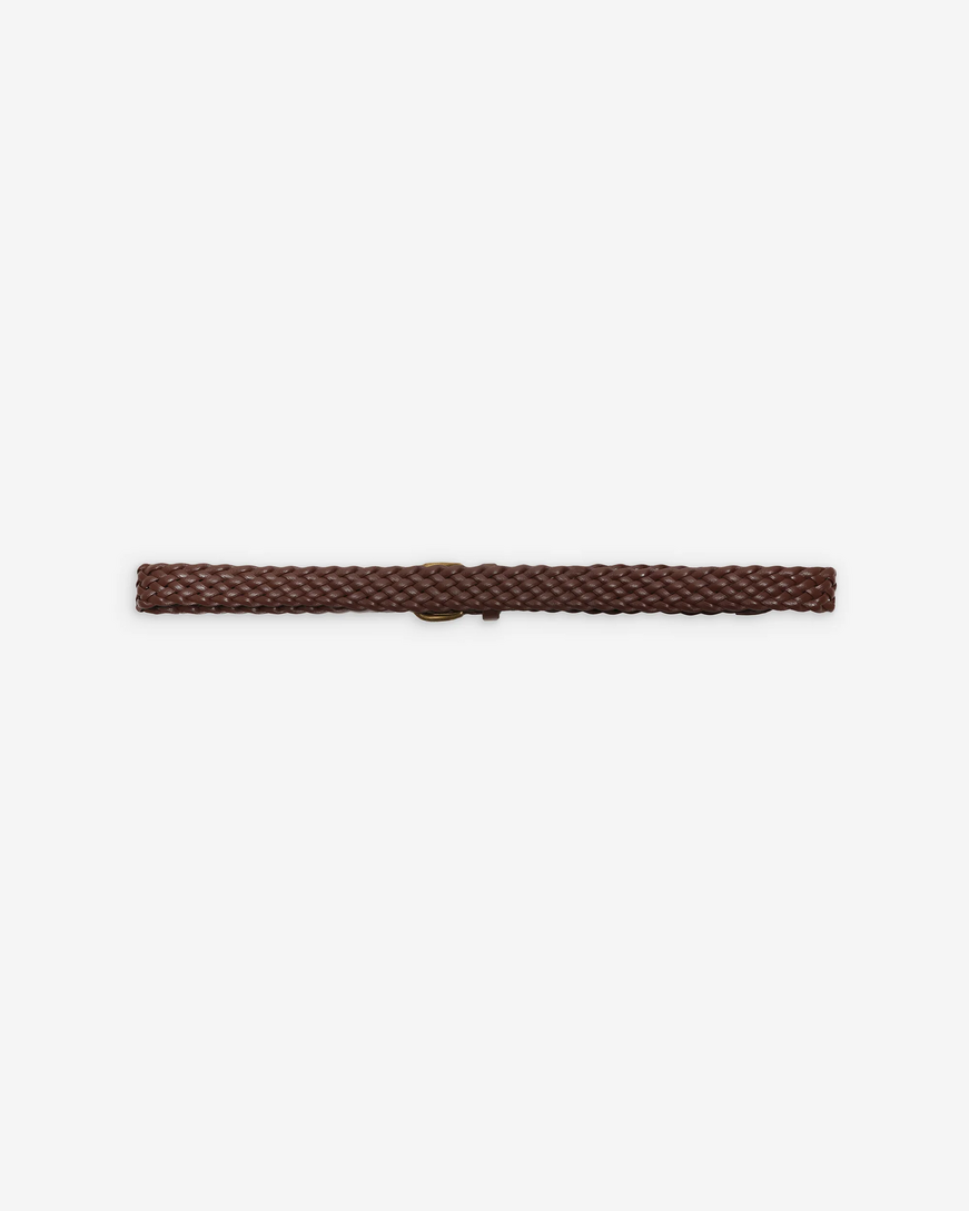 LEATHER BELT CHOCOLAT VIONA