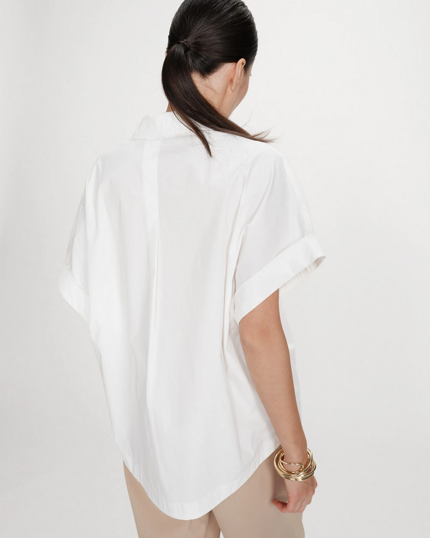 LOOSE COTTON BLOUSE IVOIRE VERSIGNY