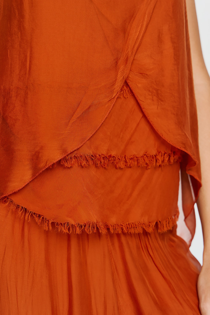 CALYPSO TOP BURNT ORANGE