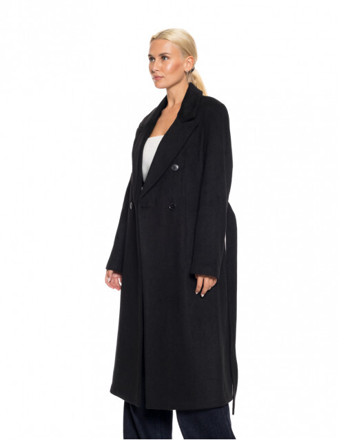 ΜΑΚΡΥ ΠΑΛΤΟ ΜΑΥΡΟ BISTON