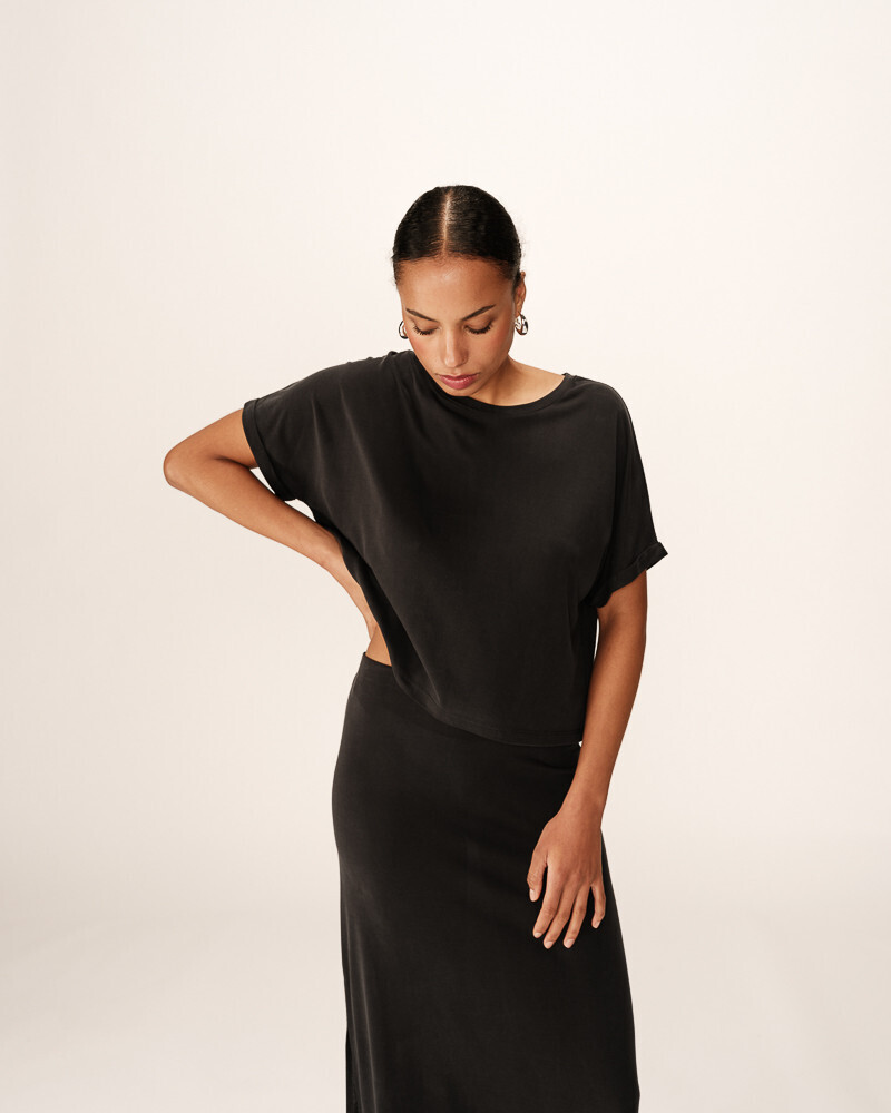 T-SHIRT ANTHRACITE PARMA GRACE&MILA