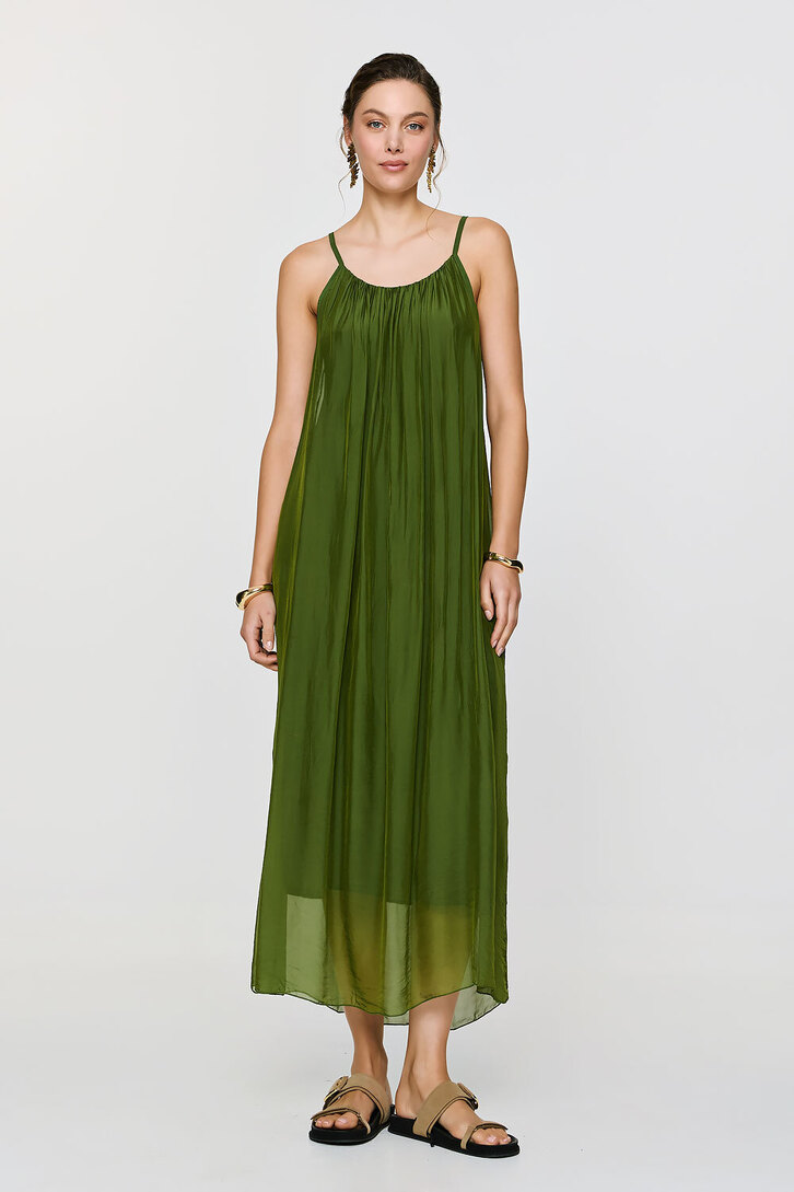 DIONE DRESS GREEN,os
