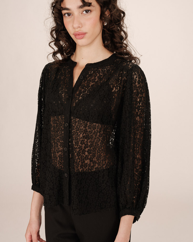 BLOUSE NOIR SOPHIA GRACE&MILA