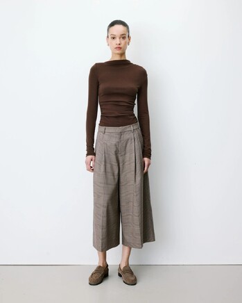 PRINCE OF WALES CHECK CULOTTES BEIGE ARNOLD