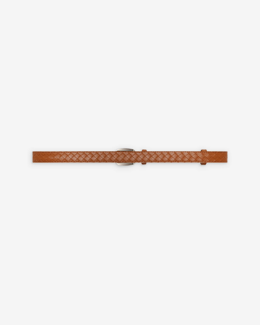 LEATHER BELT OCRE VILLETTE