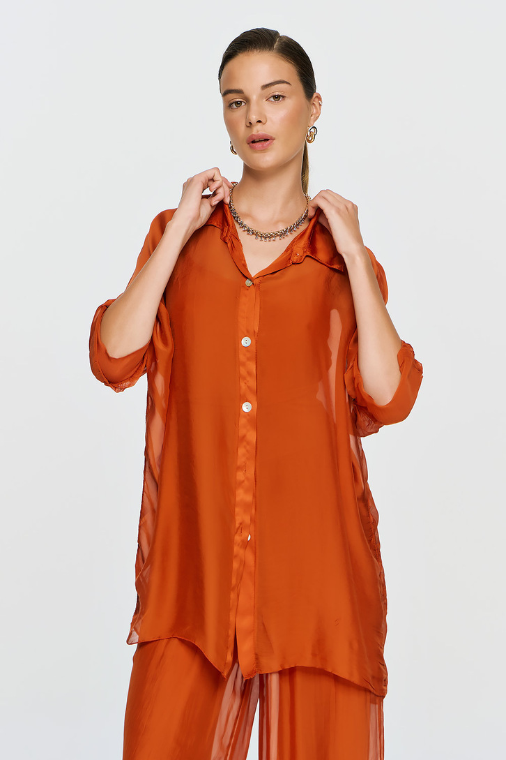 ALKYONI SHIRT BURNT ORANGE