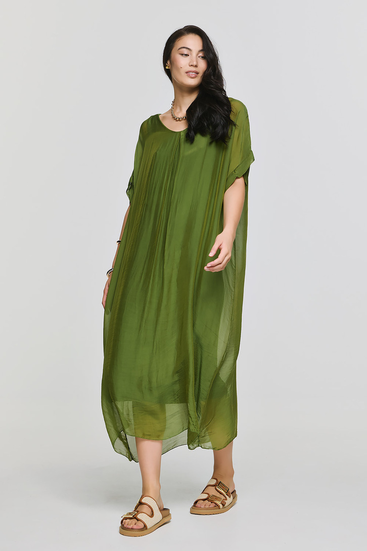 GAIA DRESS GREEN,os