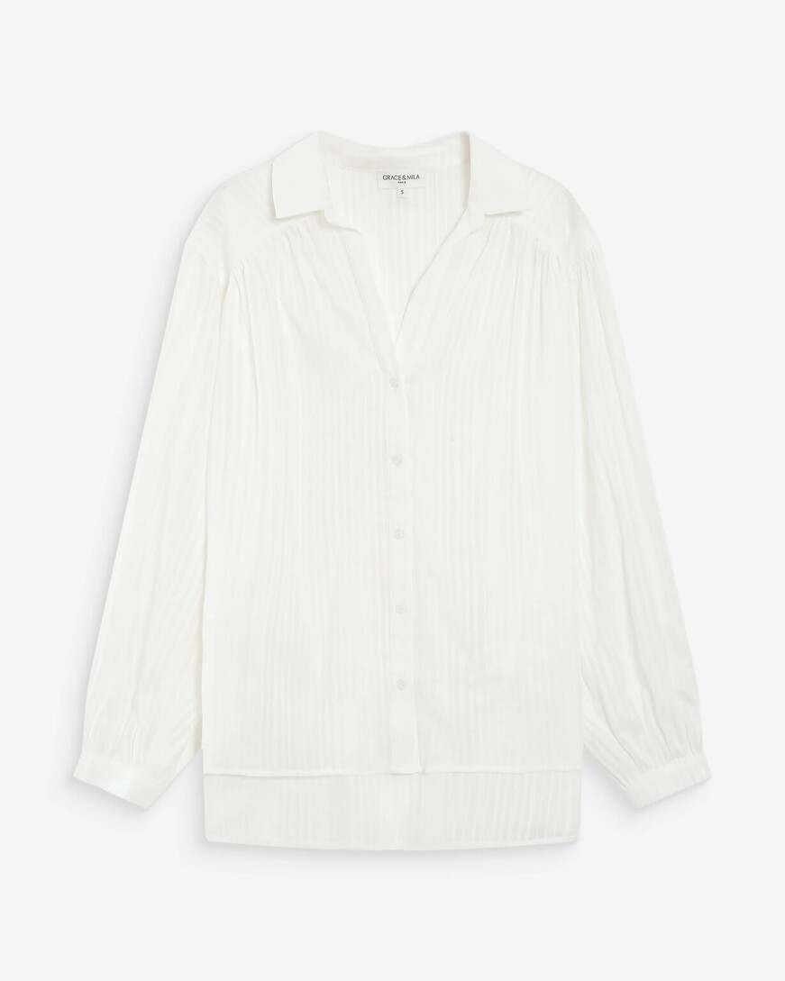 OVERSIZED COTTON SHIRT IVPIRE VIBES