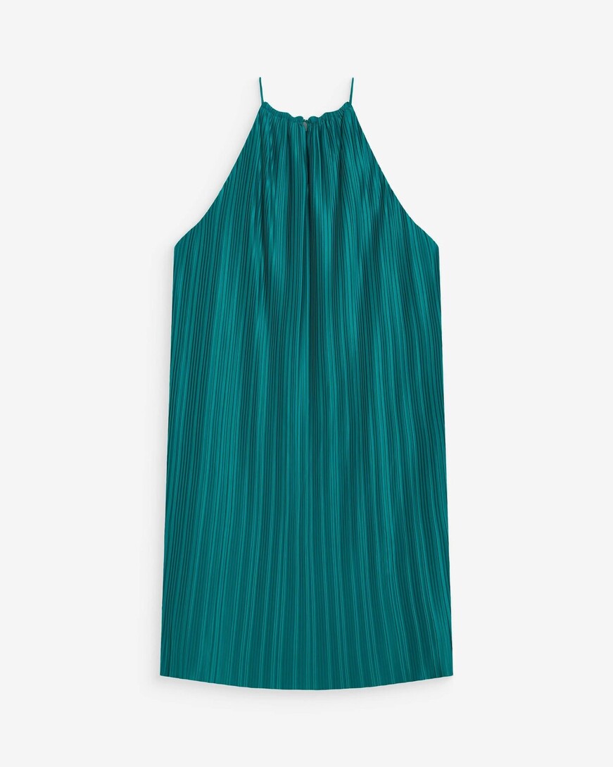 PLEATED SHORT DRESS EMERAUDE WILONA