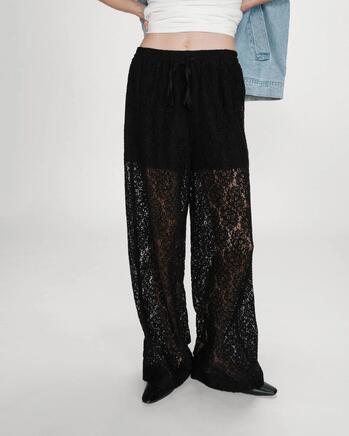 LACE PANTS NOIR VINCENT