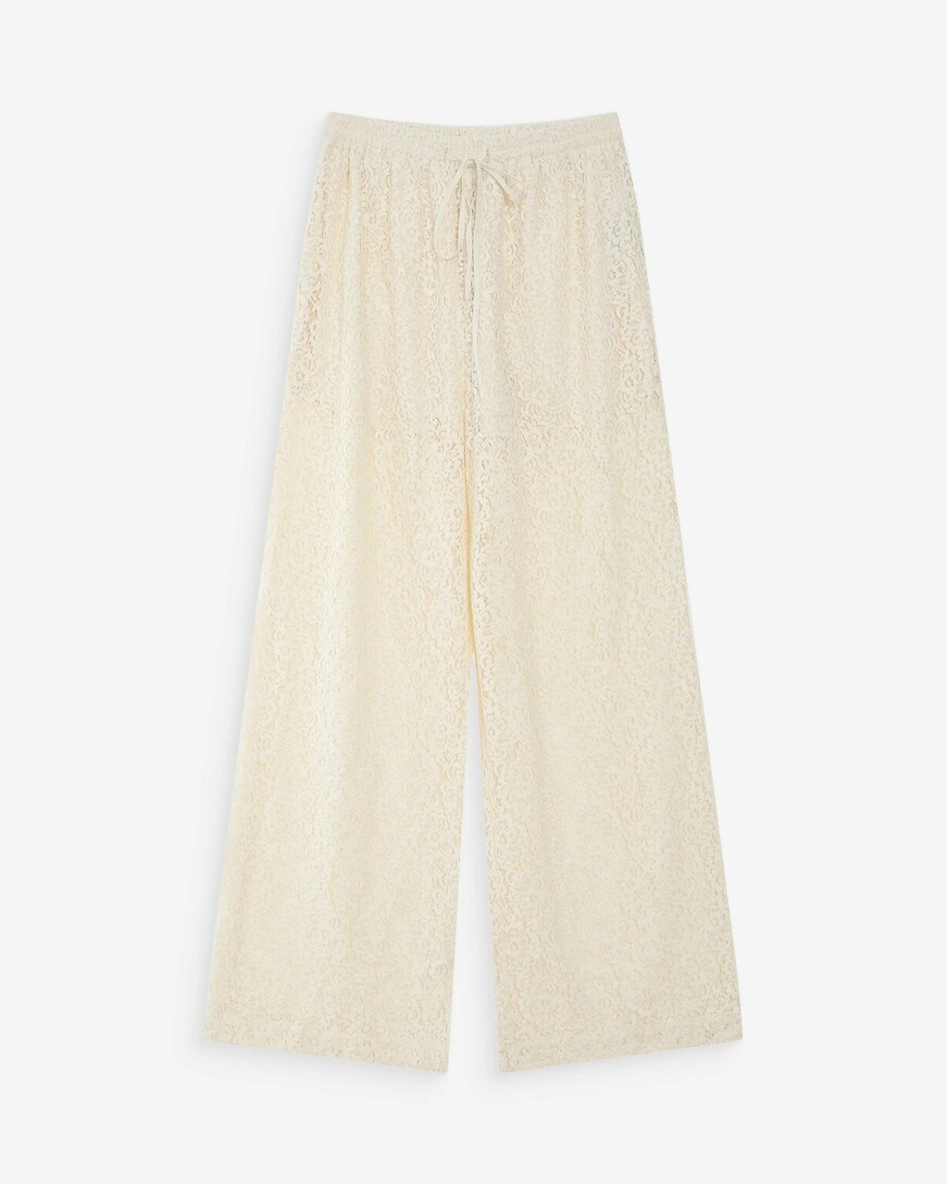 LACE PANTS ECRU VINCENT