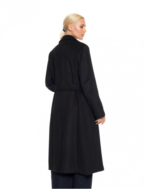 ΜΑΚΡΥ ΠΑΛΤΟ ΜΑΥΡΟ BISTON