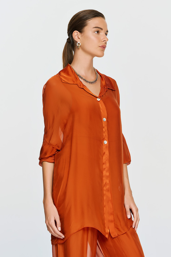 ALKYONI SHIRT BURNT ORANGE
