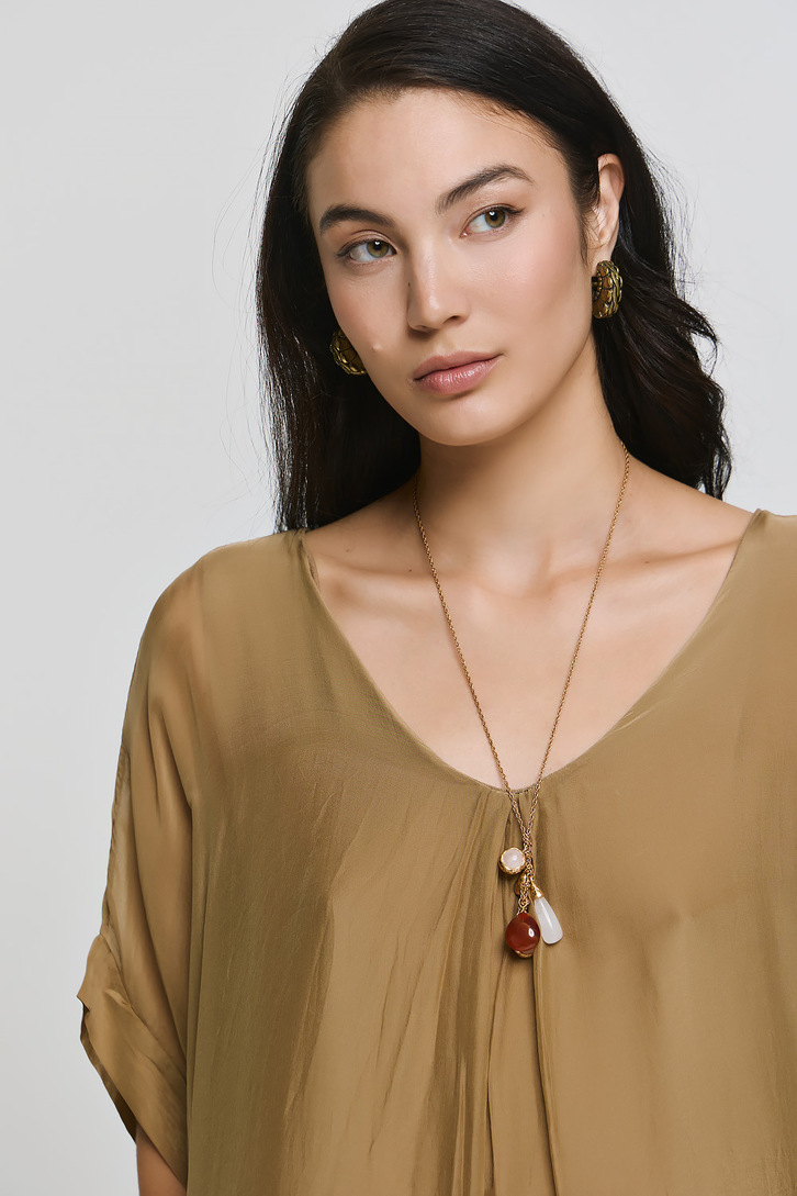 GAIA DRESS CAMEL