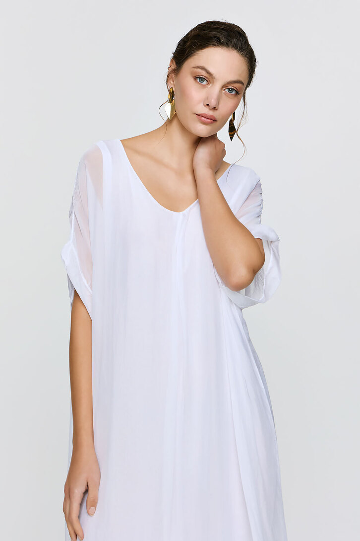 GAIA DRESS WHITE