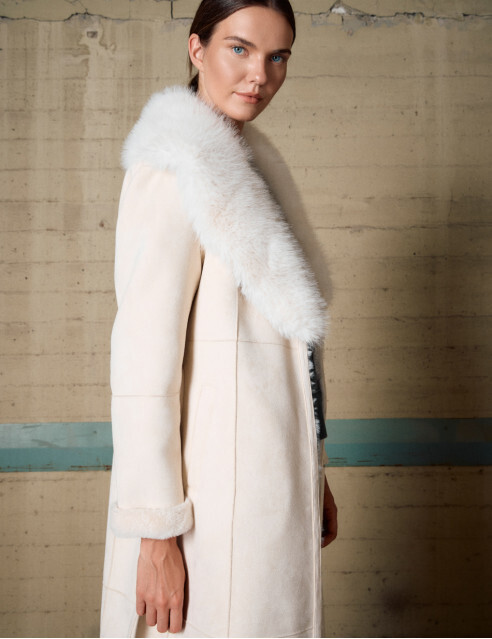 ΠΑΛΤΟ ΜΑΚΡΥ  ΣΥΝΘΕΤΙΚΗ ΓΟΥΝΑ BISTON,M