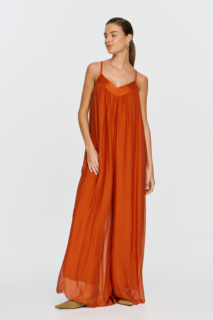 NEPHELE JUMPSUIT BURNT ORANGE