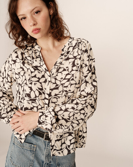 BLOUSE NOIR PERRONE GRACE&MILA