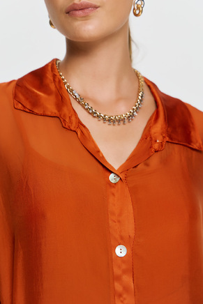 ALKYONI SHIRT BURNT ORANGE