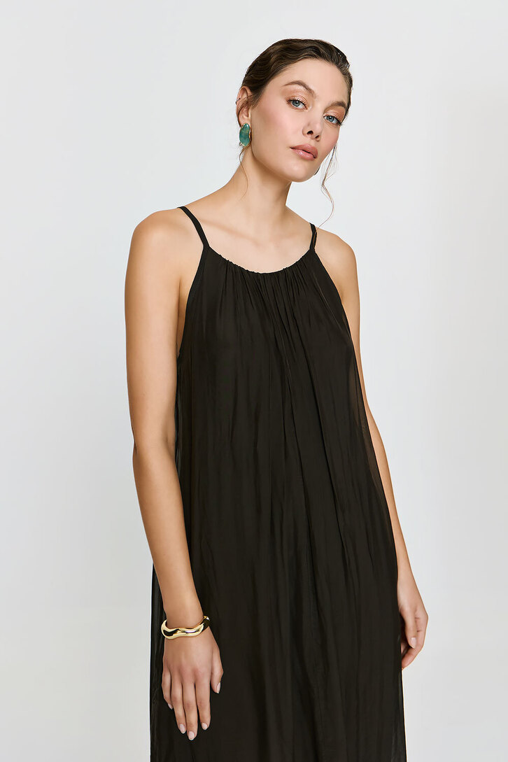 DIONE DRESS BROWN