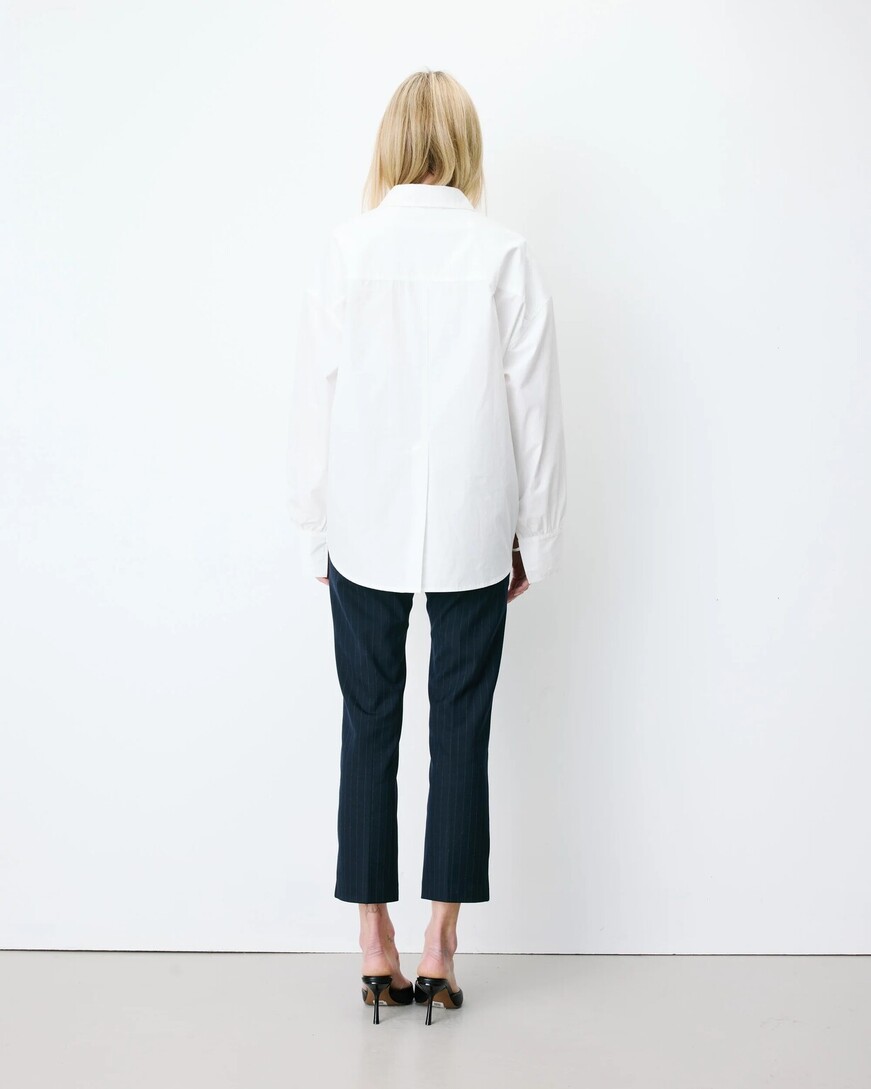 IVORY OVERSIZED COTTON SHIRT ARMELLE