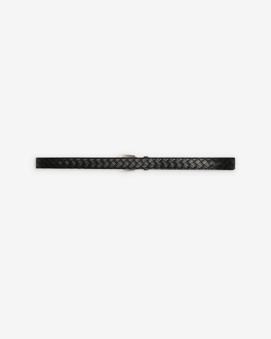 LEATHER BELT NOIR VILLETTE