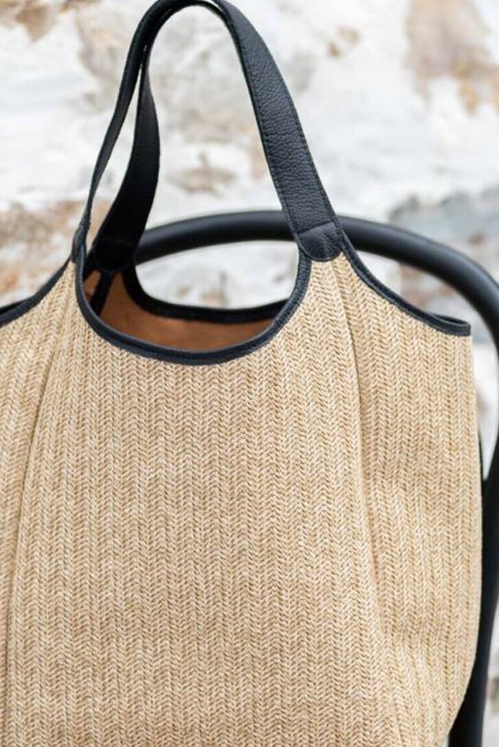 ΤΣΑΝΤΑ ΜΠΕΖ TOTE ΔΕΡΜΑ ΜΕ ΨΑΘΑ (220146) OPHELIA