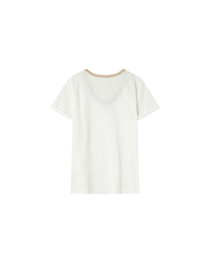 T-SHIRT ECRU PEPITO GRACE&MILA