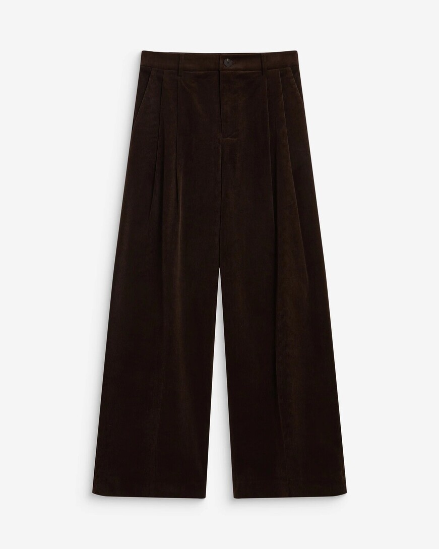 WIDE-LEG CORDUROY PANTS CHOCOLAT ABRIEL
