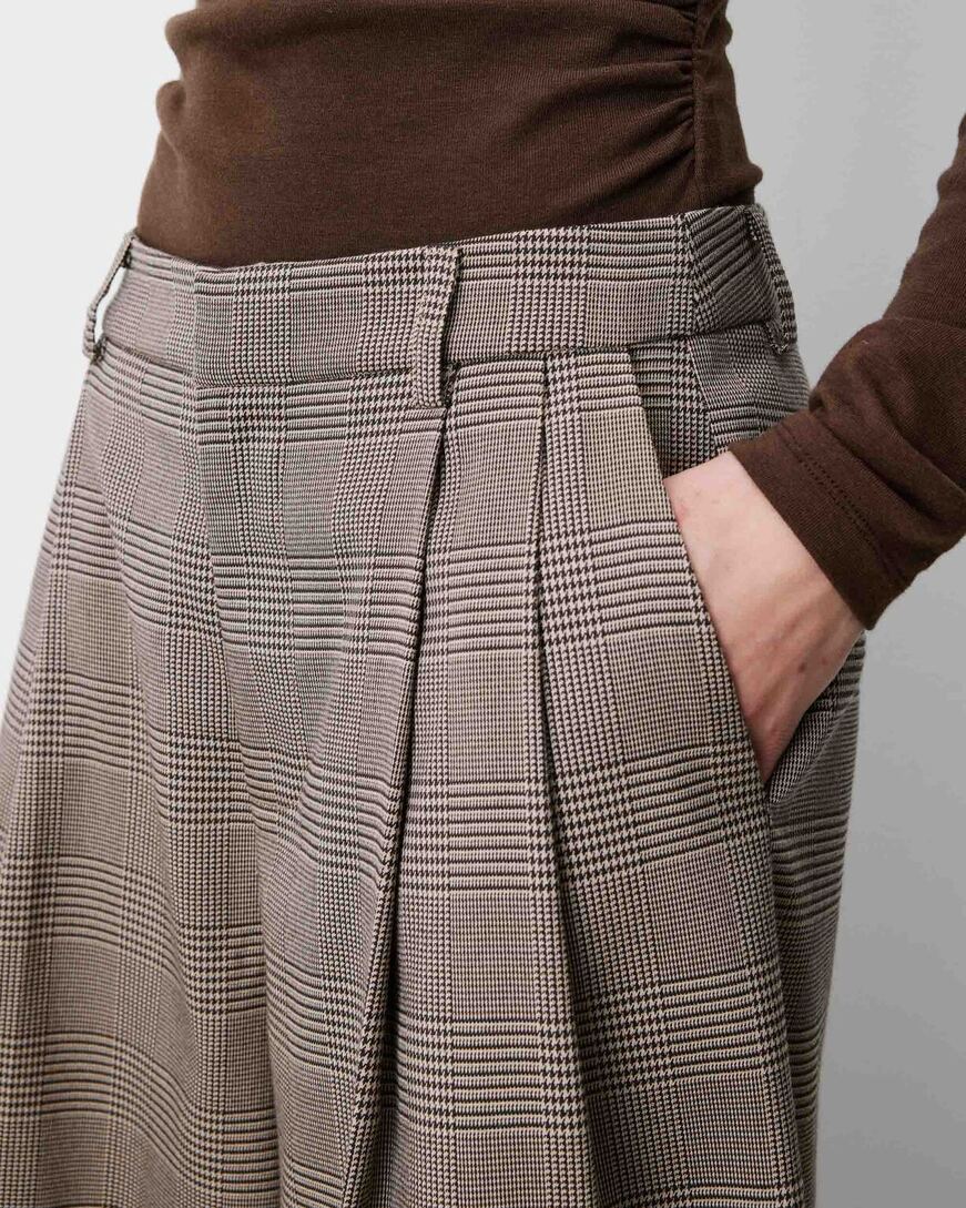 PRINCE OF WALES CHECK CULOTTES BEIGE ARNOLD