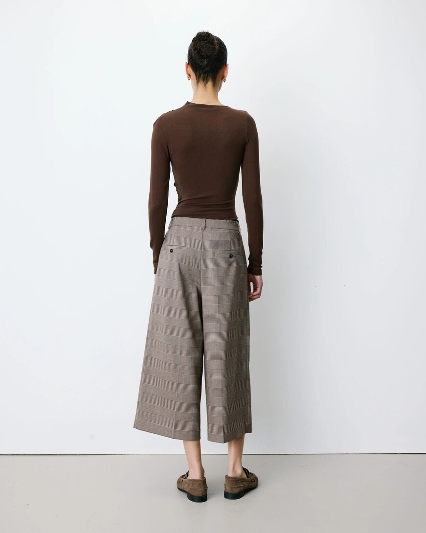 PRINCE OF WALES CHECK CULOTTES BEIGE ARNOLD