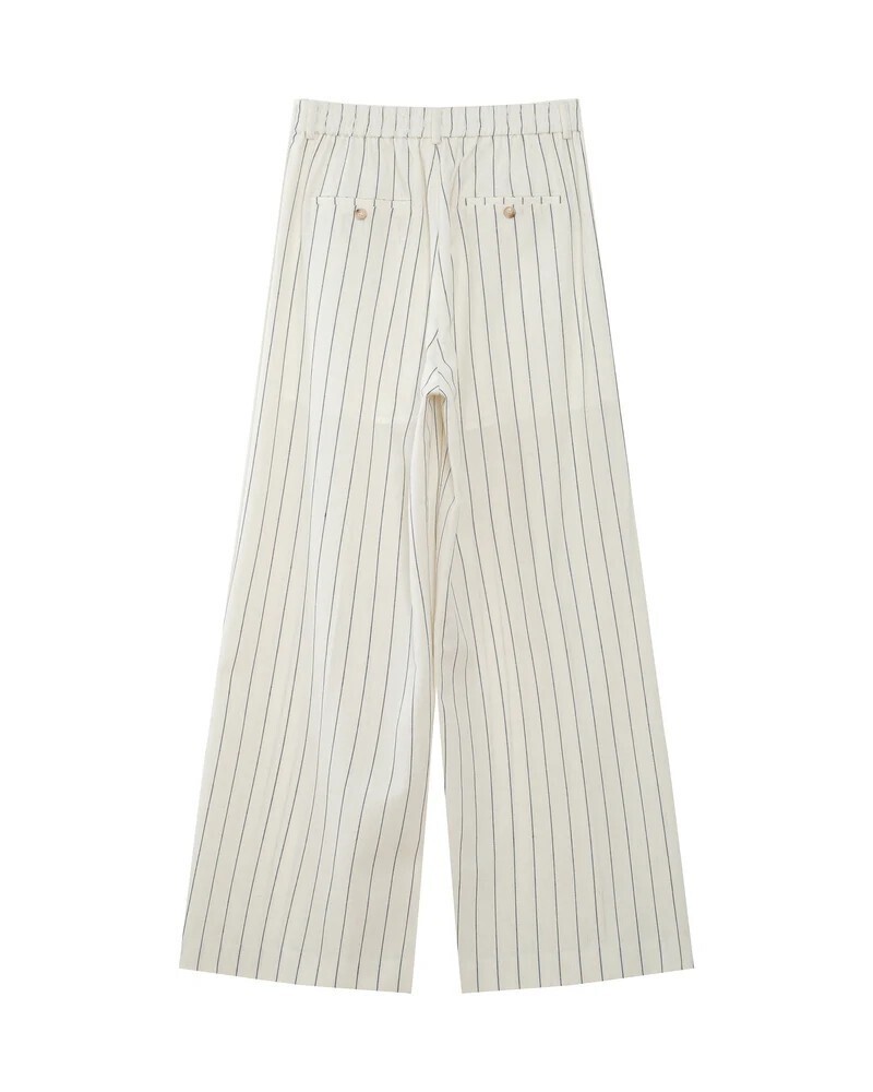  TWO-BUTTON PINSTRIPE SUIT WHITE VELVET