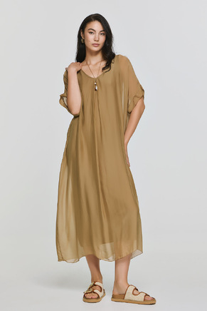 GAIA DRESS CAMEL