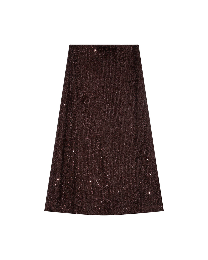 LONG SEQUIN SKIRT CHOCOLAT TAILANA GRACE&MILA