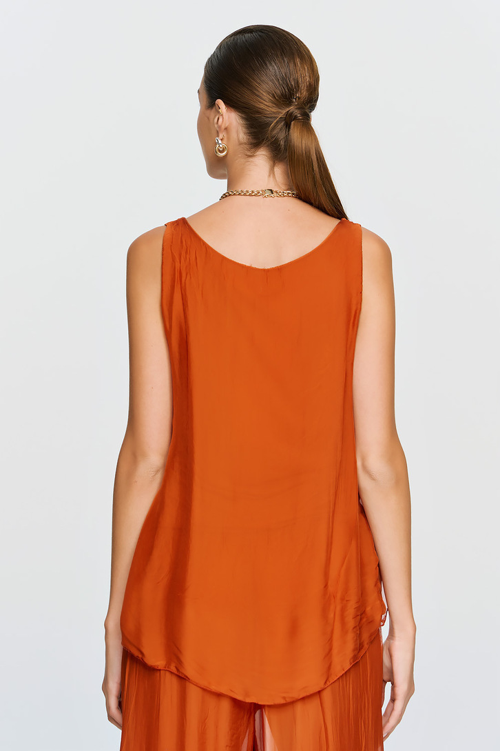 CALYPSO TOP BURNT ORANGE