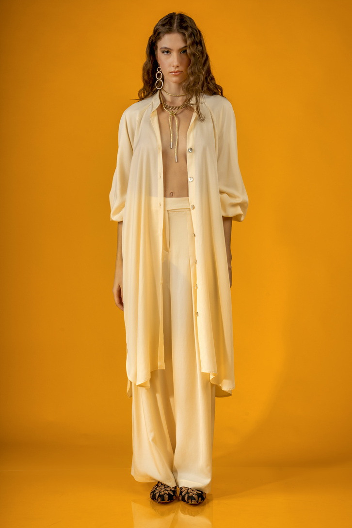 WIDE PANTS VANILLA (ASA) FEEL CUTE