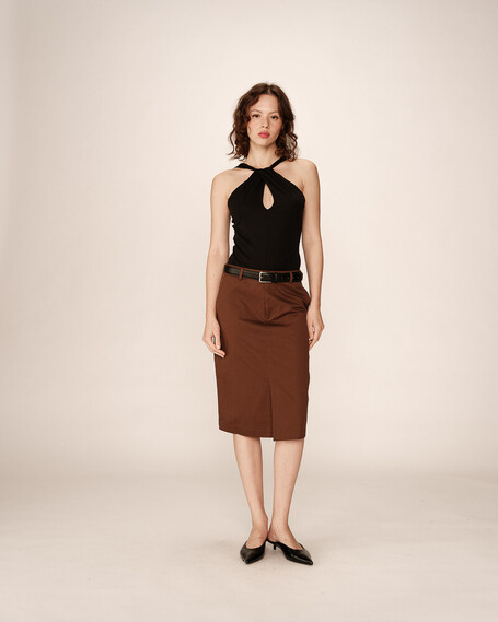 SKIRT CHOCOLAT PENCIL GRACE&MILA
