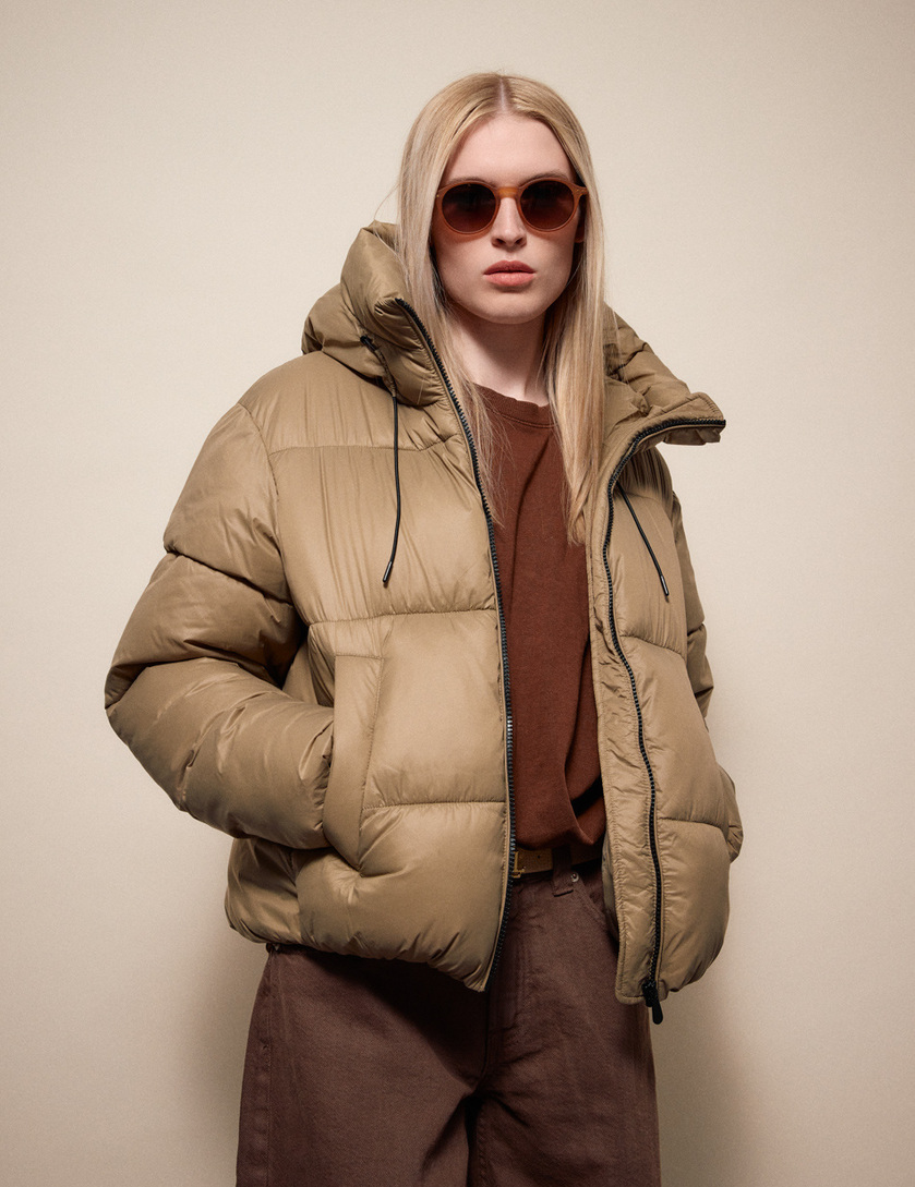 SPLENDID HOODED SHORT JACKET