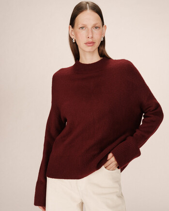 PULL BORDEAUX SALTY GRACE&MILA
