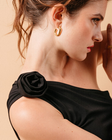 BLACK BLOUSE (MYROSE) GRACE&MILA