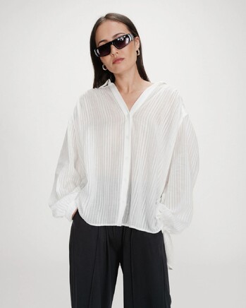 OVERSIZED COTTON SHIRT IVPIRE VIBES