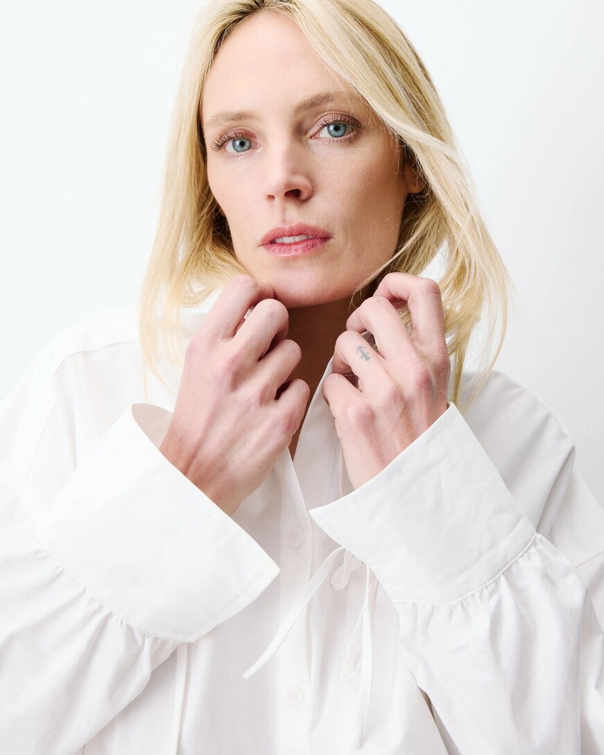 IVORY OVERSIZED COTTON SHIRT ARMELLE
