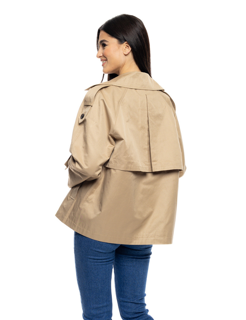 SHORT TRENCH COAT BEIGE,M