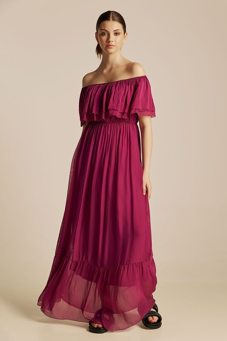 ΦΟΡΕΜΑ MAGENTA ΜΕΤΑΞΩΤΟ (ΑΝΤΗΙΑ) EFIMERON