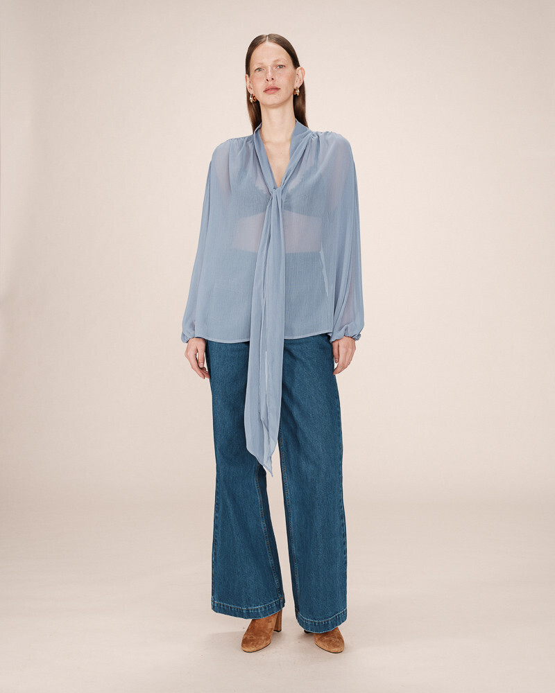 BLOUSE BLEUET SPLENDIDE GRACE&MILA