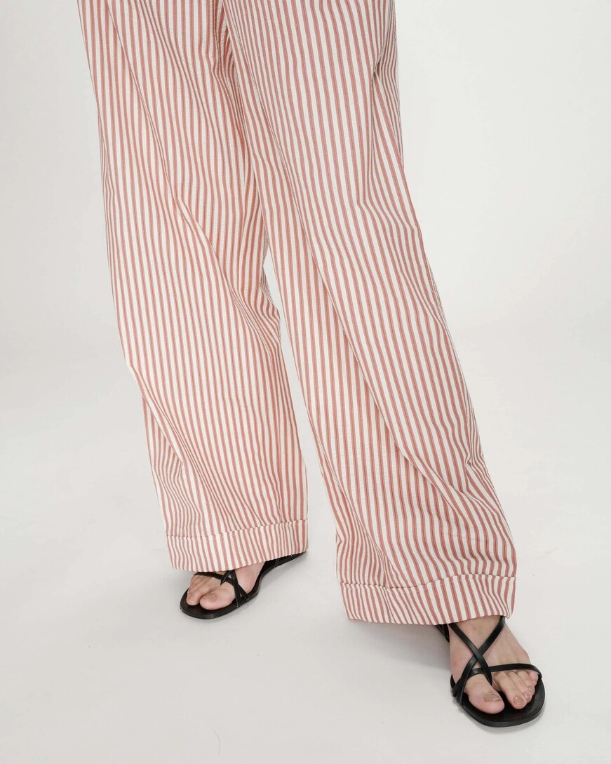 STRIPED PANTS CORAIL VOLUTE